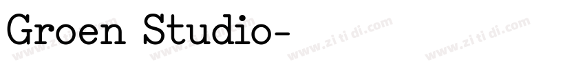 Groen Studio字体转换